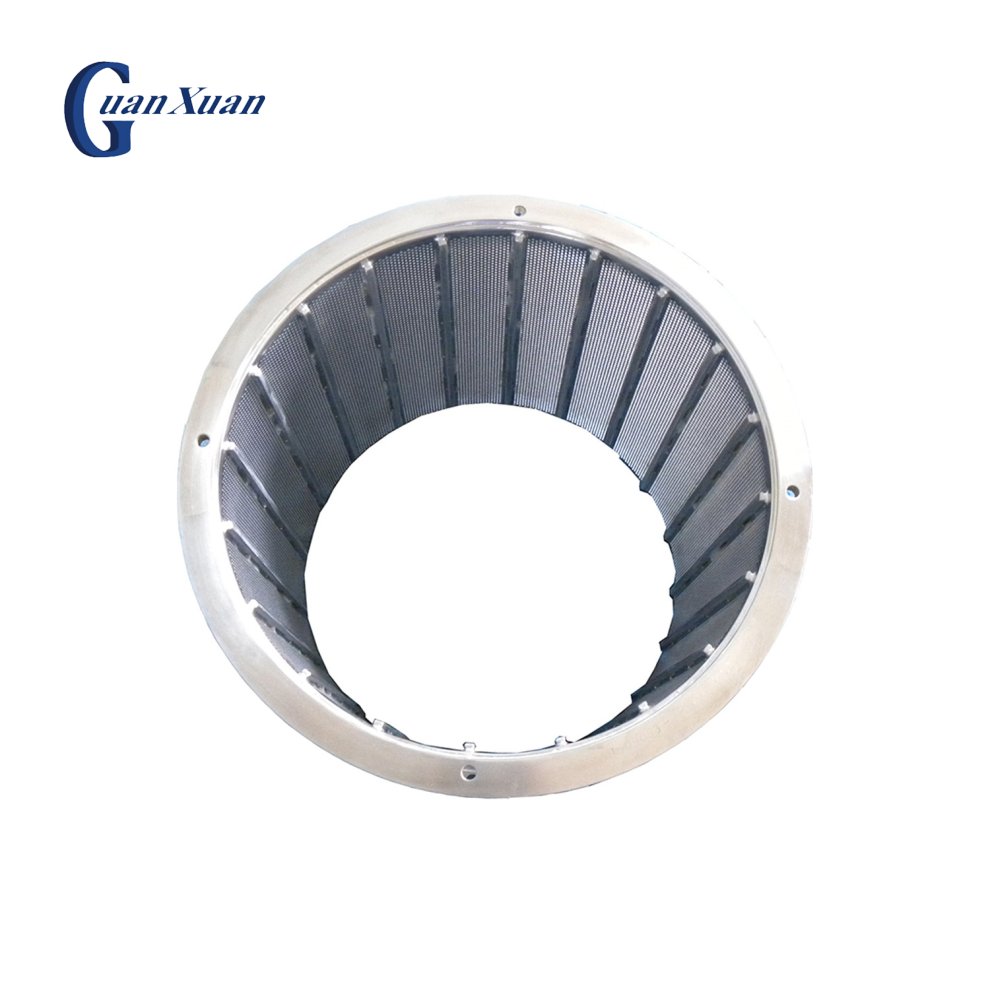 Customized Size Wedge Wire Slotted Screen Basket Perforated Plate