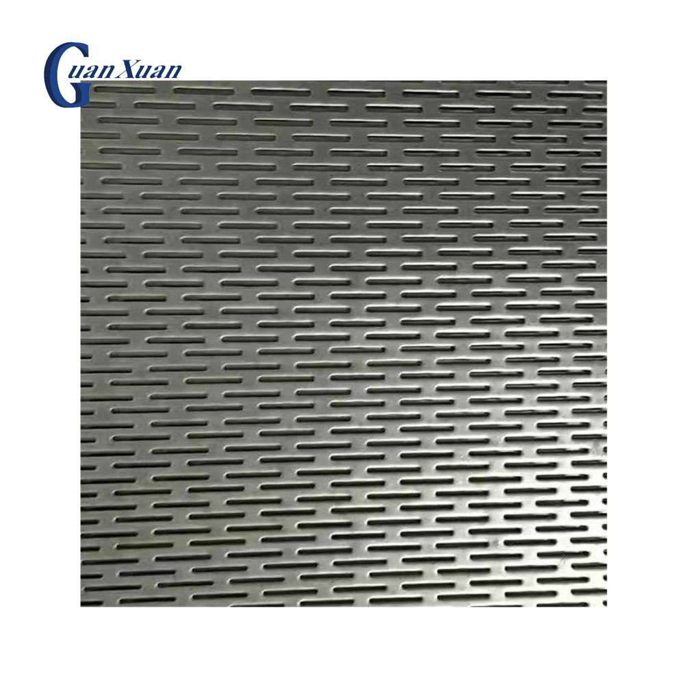 Slot perforated sheet