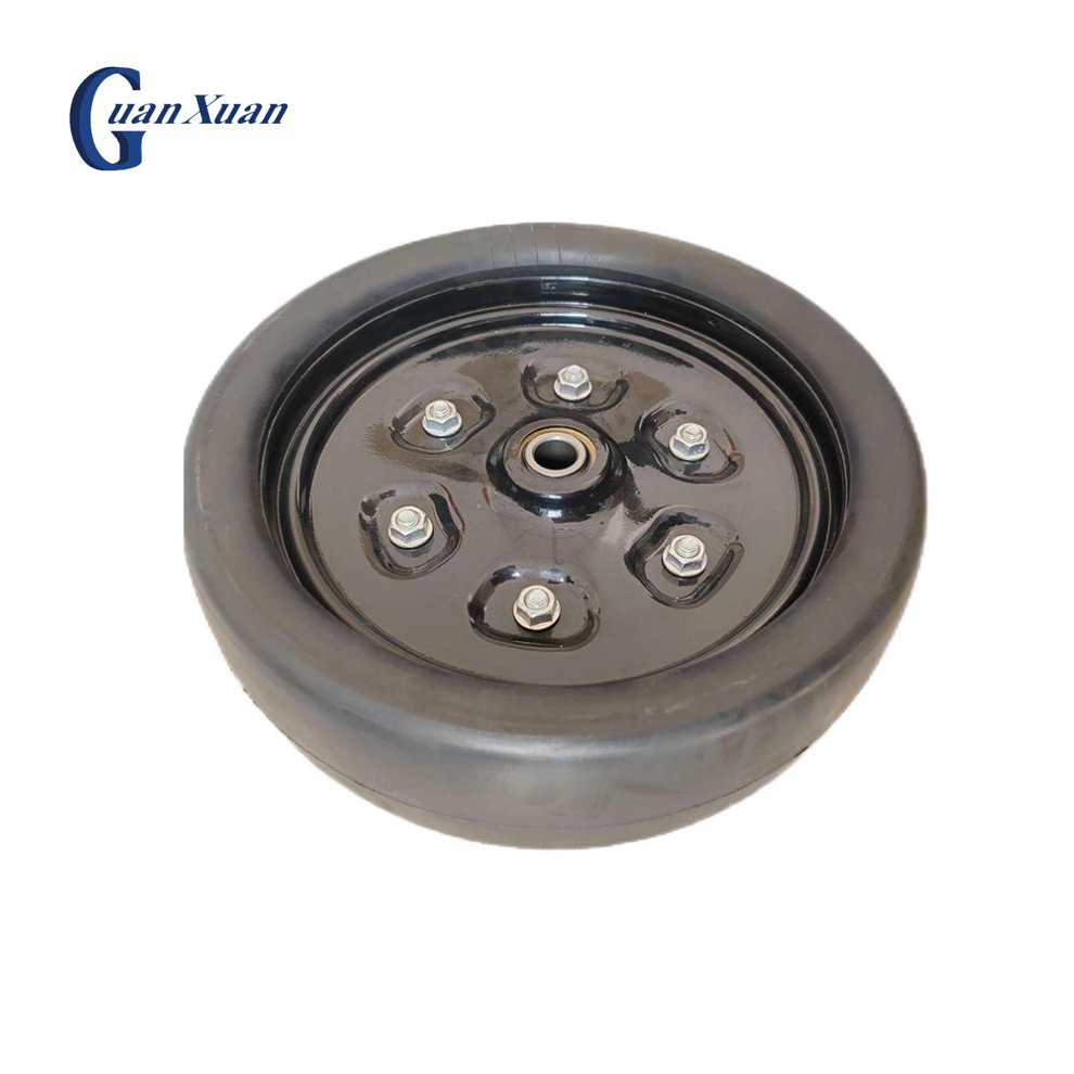 GX-010102012  280mmx80mm Iron Hub Width Press Wheel