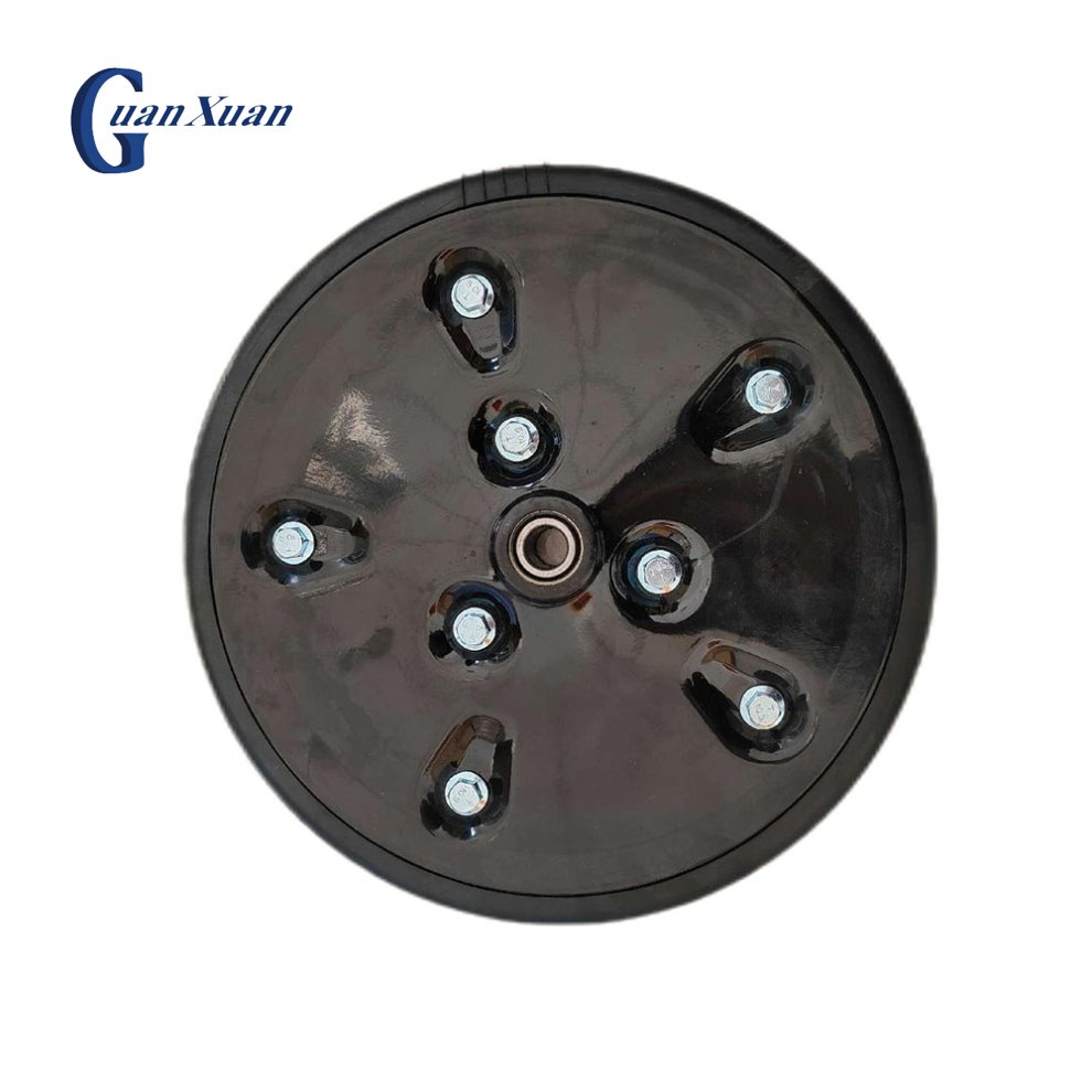 GX-010102019  304mmx24mm Narrow Iron Hub Press Wheel