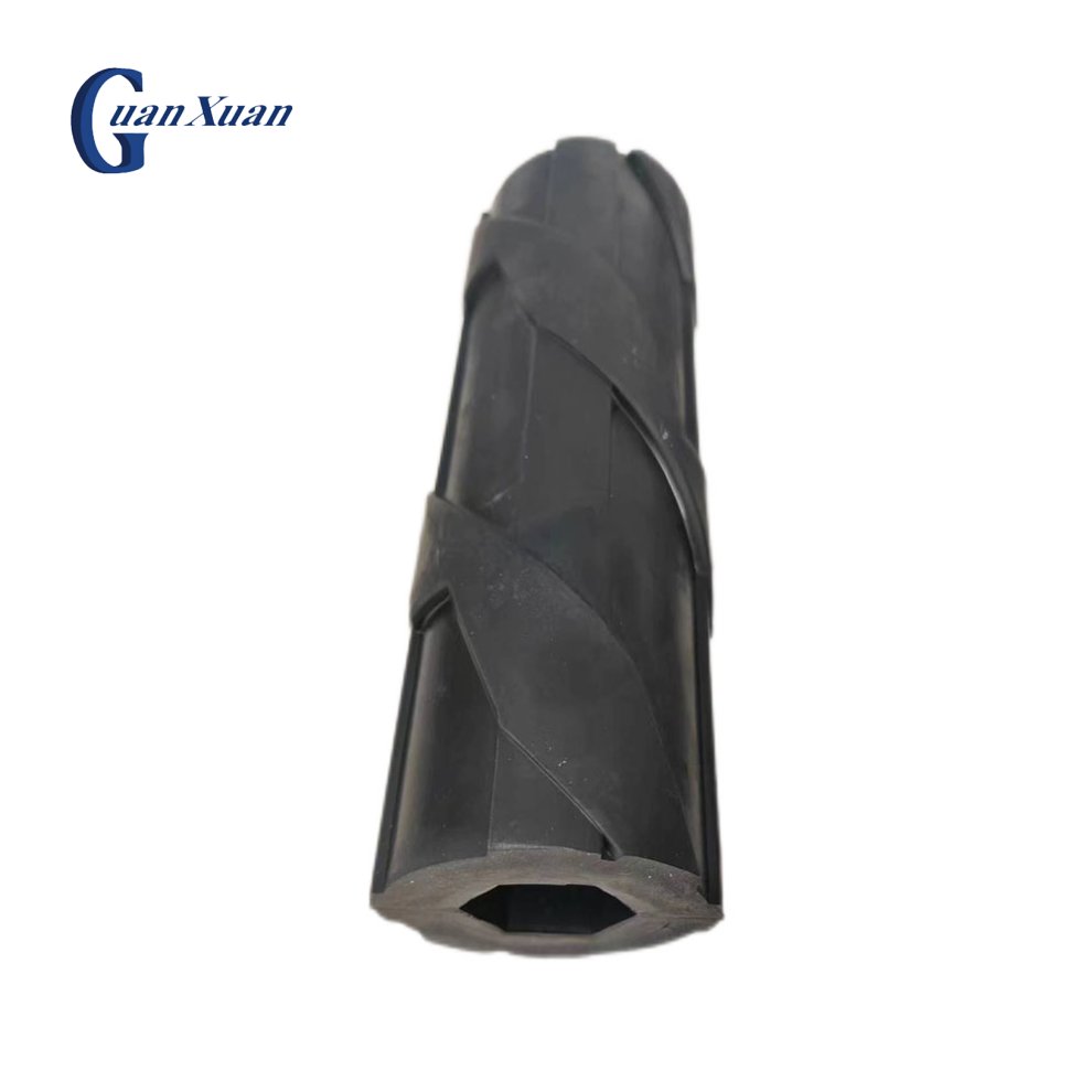 Hexagon Holes Spiral rubber rollers - Left