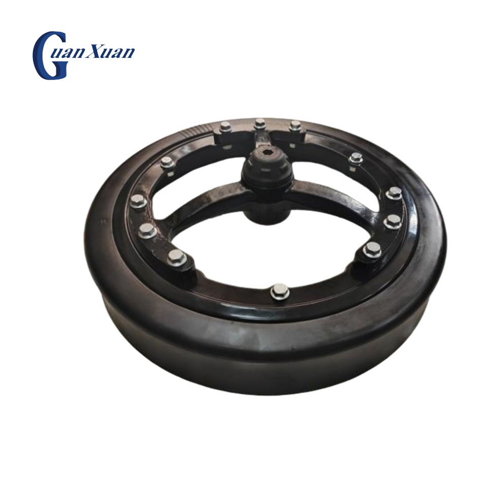 GX-010101010  3-Spoke Cast Iron Narrow Depth-Limiting Wheel