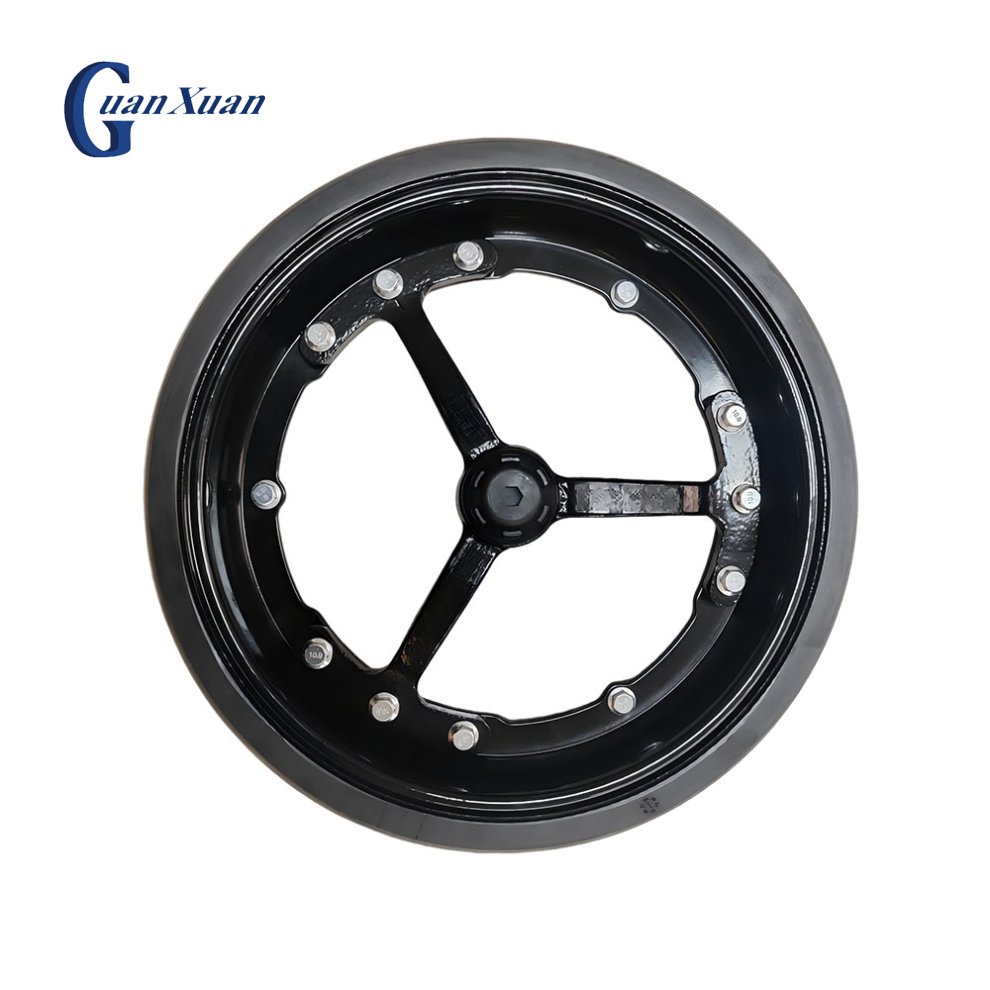 GX-010101004  (Standard) 3-Spoke Cast Iron Wide Depth-Limiting Wheel