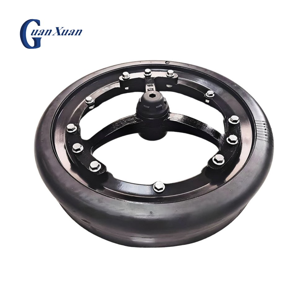 GX-010101007  (Standard) 3-Spoke Cast Iron Narrow Depth-Limiting Wheel