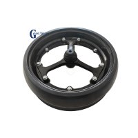 GX-010101005  (Flat-Tooth) 3-Spoke Cast Wide Depth-Limiting Wheel